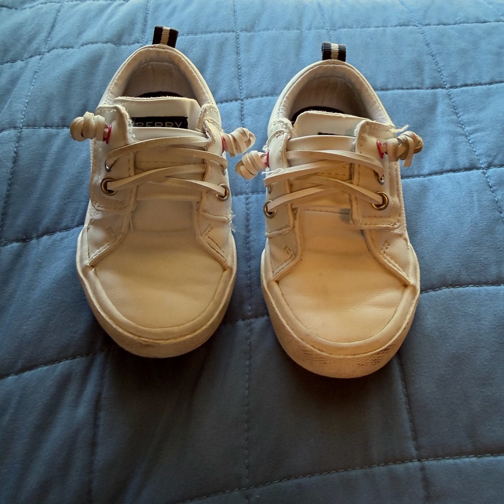 Sperry Off-White Lace-Up Sneakers